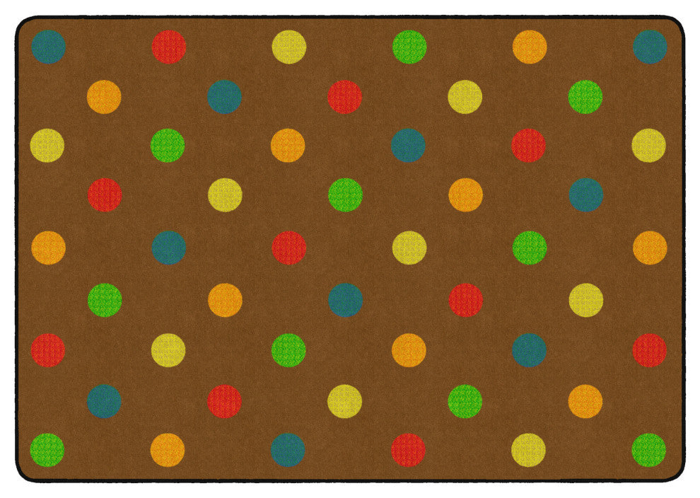 Flagship Carpets FE410-32A 6'x8'4 Dots Muted Rug