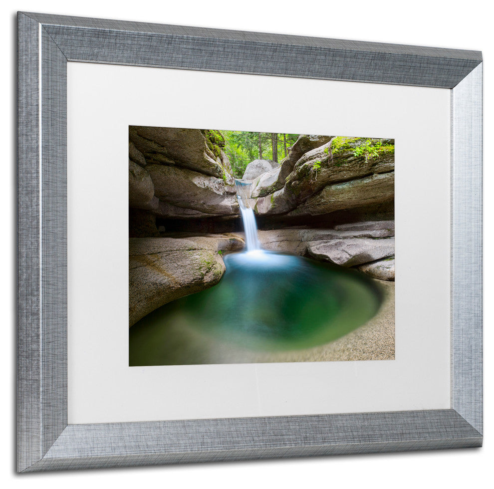 Michael Blanchette Photography 'Sabbaday Green Pool' Matted Framed Art, 20x16
