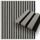 Acoustic Wood Wall Panels | Soundproof Paneling For Wall Decor, Grey, Sample, Acoustica