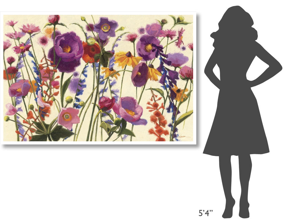 "Couleur Printemps I Crop" Digital Paper Print by Shirley Novak, 62"x42"