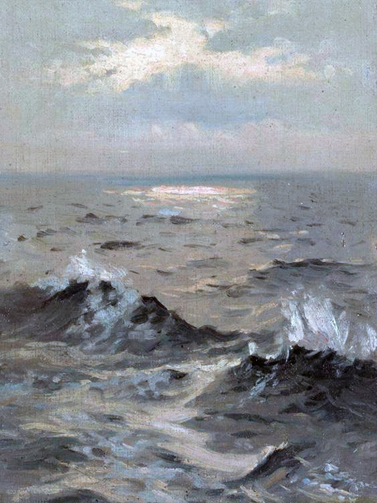 Tile Mural Seascape By John Singer Sargent, 6"x8", Matte