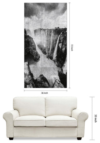 "King of the Jungle" Reverse Printed Tempered Glass With Silver Leaf