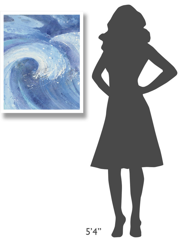"The Big Wave II" Digital Paper Print by Albena Hristova, 24"x30"