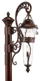 Anastasia 2 Light 37" Tall Outdoor Post Mount, Burnished Bronze