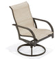 Key West Sling High Back Swivel Rocker Dining Chair
