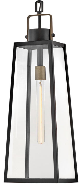 Lark Hugh Large Hanging Lantern, Black