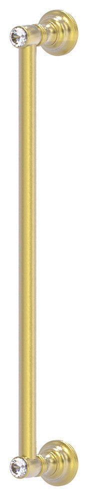 Carolina Crystal 18" Refrigerator Pull, Satin Brass