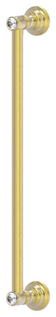 Carolina Crystal 18" Refrigerator Pull, Satin Brass
