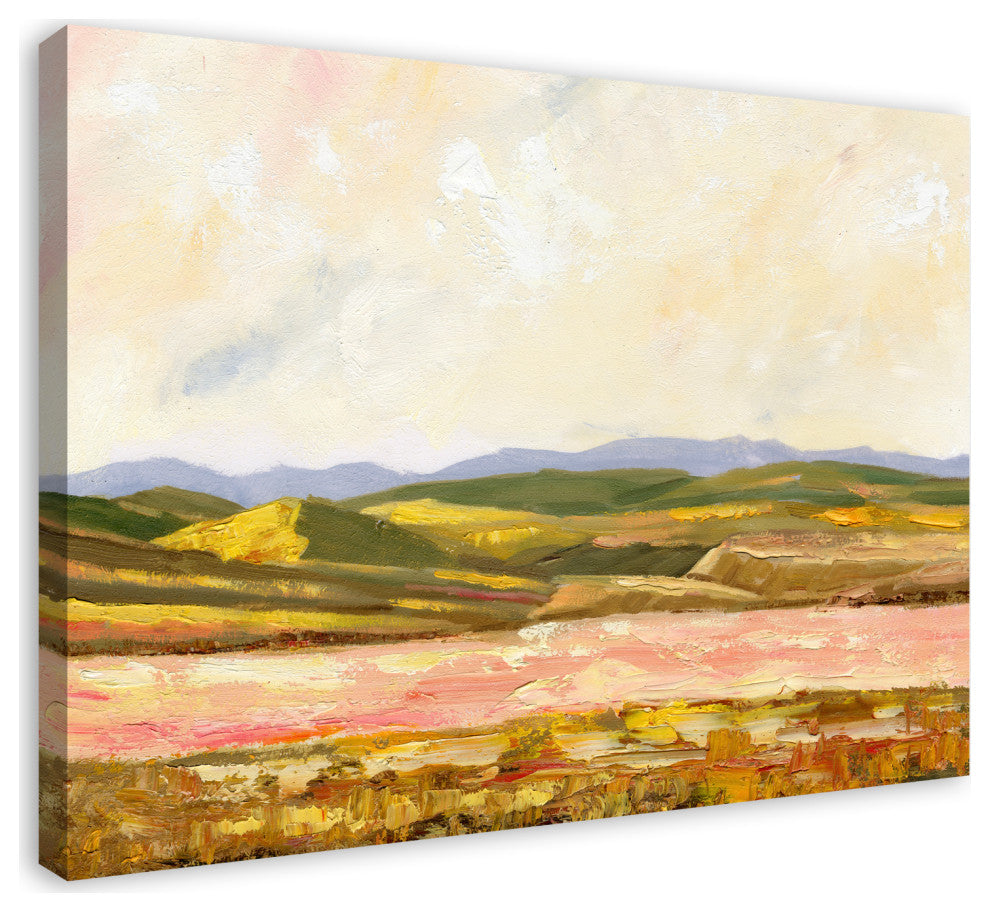 Warm Painted Landscape 40x30 Canvas Wall Art
