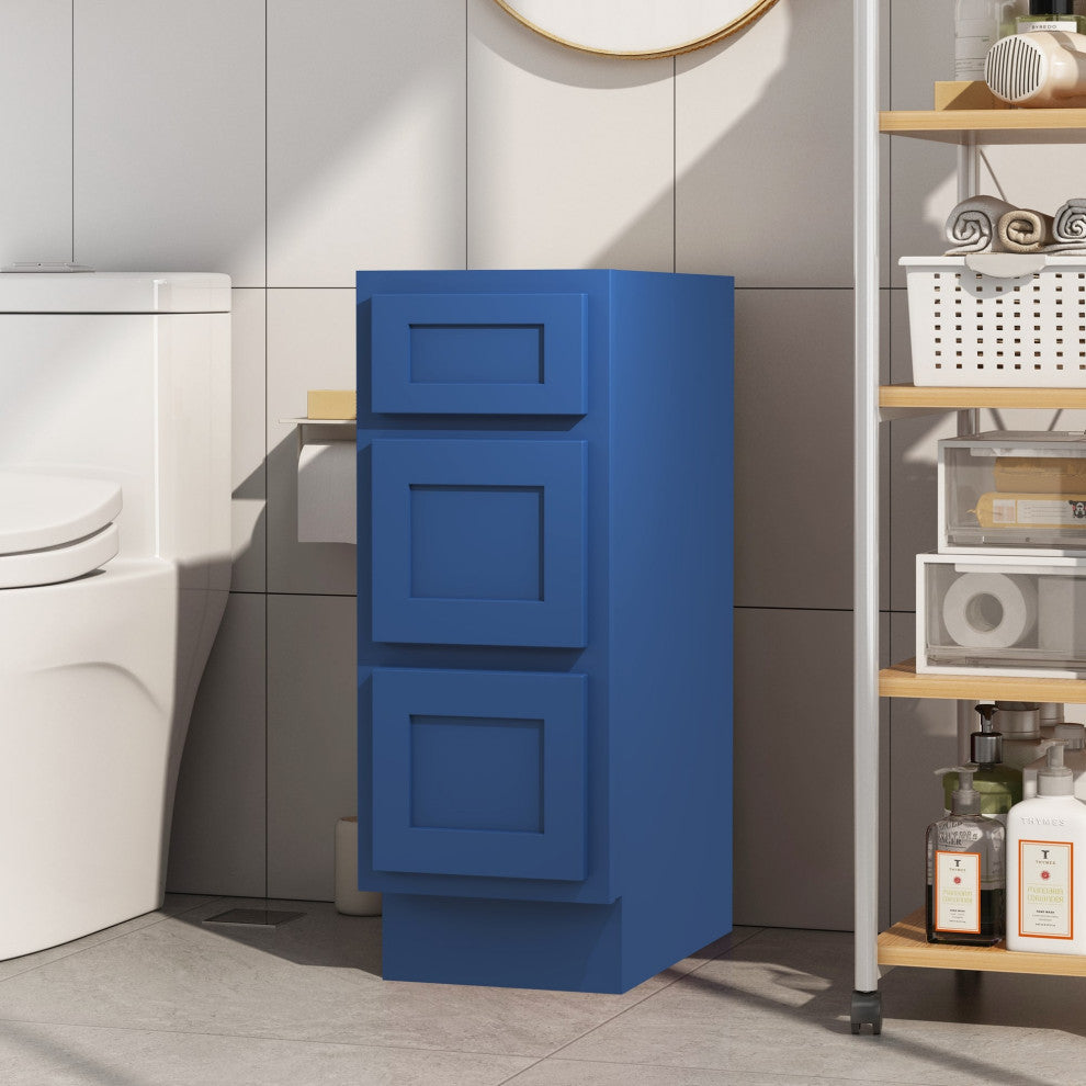 Vanity Art Vanity Cabinet, 12", Blue