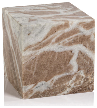 Altamura Marble Bookend, Cube