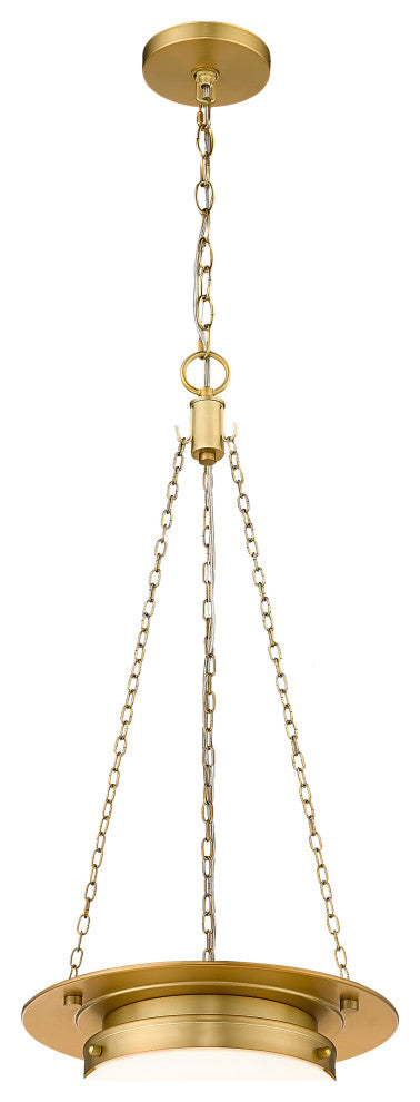 Z-LITE 1-Light Pendant, Heritage Brass