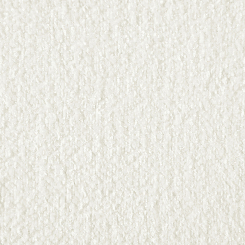 Carlin Upholstered Bed, Cream, Queen, Chenille Fabric