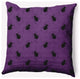 18" x 18" Spider Pattern Indoor/Outdoor Polyester Throw Pillow, Amethyst