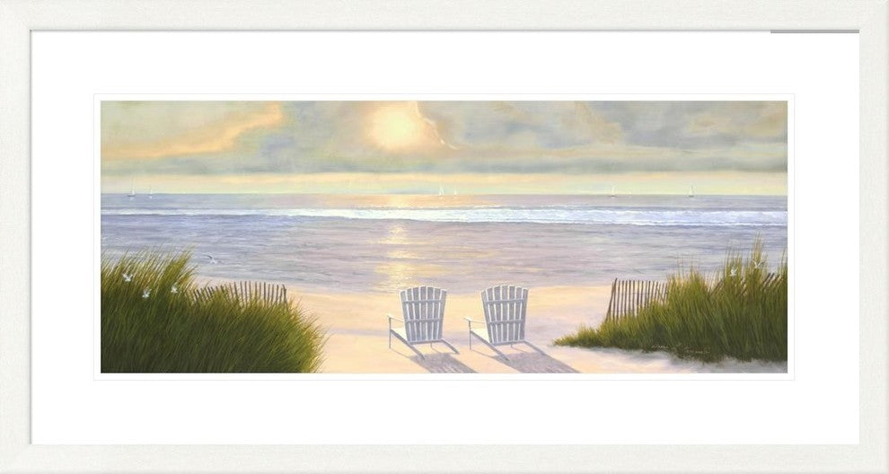 "Two by Two" Framed Digital Print by Diane Romanello, 39x21"