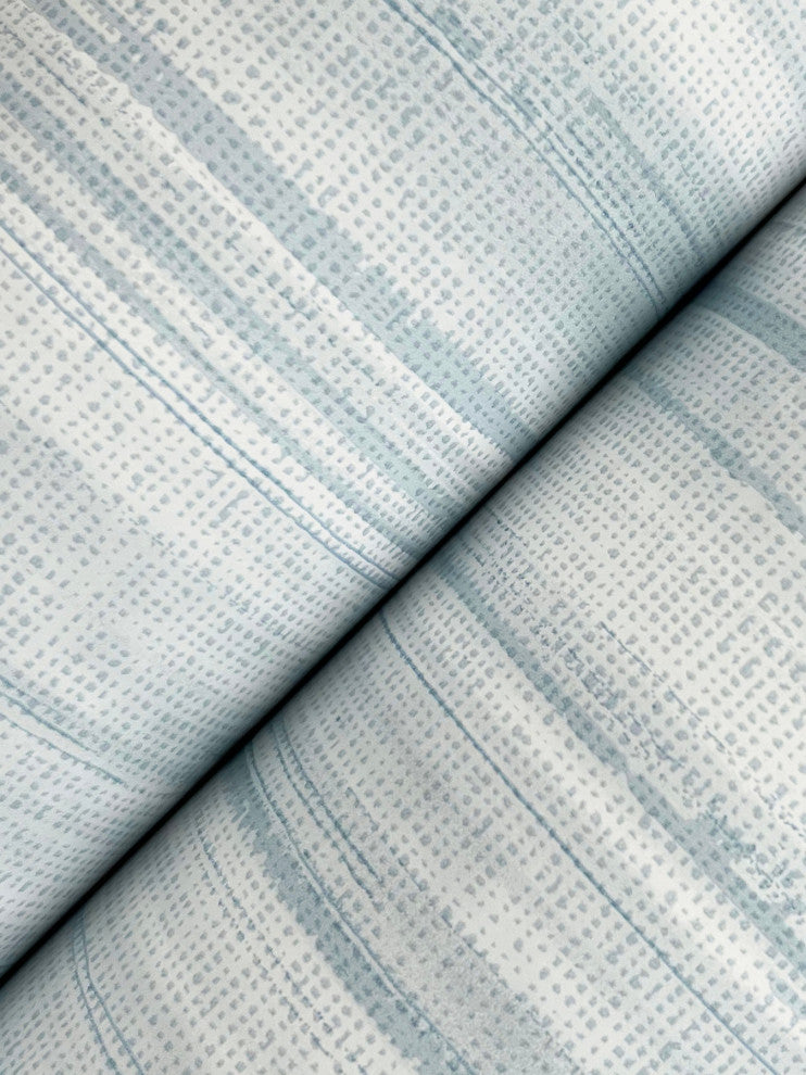 Brushed Linen Light Blue Wallpaper