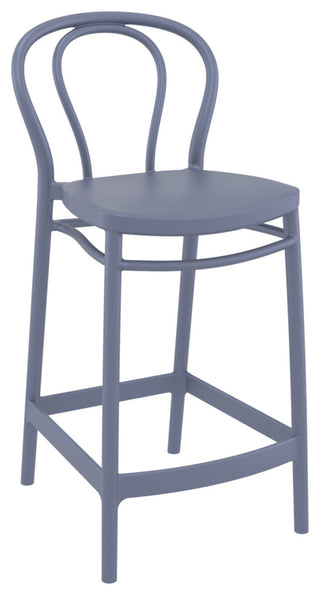 Victor Counter Stool Dark Gray, Set of 2
