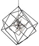 Roundout, 34-inch Pendant, Polished Nickel Finish