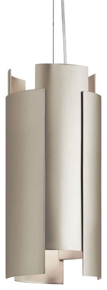 Kichler Moderne 2 Light LED Mini Pendant in Satin Nickel