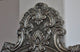 Blackened Silver Royal  Dressing Table  And Mirror set