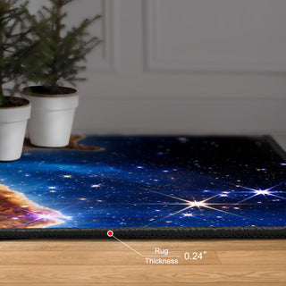 The James Webb Space Telescope Art Area Rug, 7.5'x10.3'