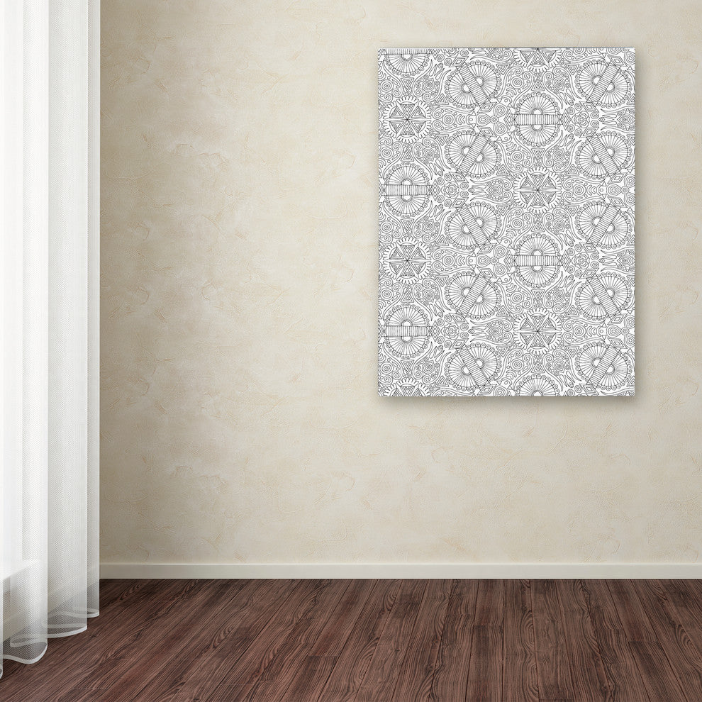 Hello Angel ''Kaleidoscope Three'' Canvas Art, 47x35