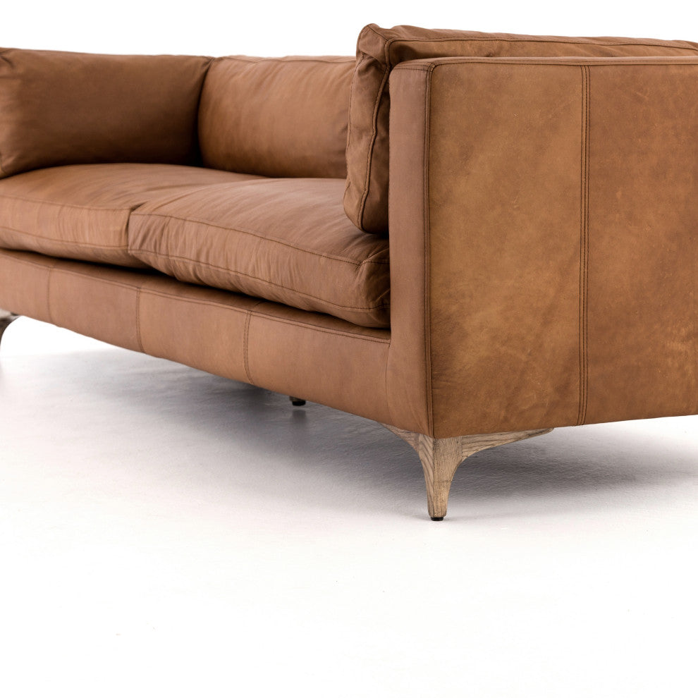 BeckWith Sofa-94"-Natural Washed Camel
