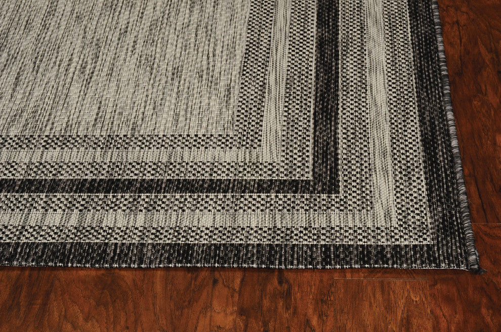 KAS Provo 5757 Cape Cod Moroccan Outdoor Rug, Gray, 7'10"x10'10"