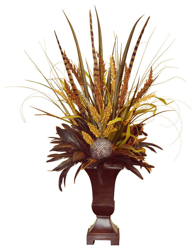 Grass and Feather Floral Design