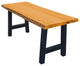 Live Edge Locust Ridgemont Table, Natural Stain, 6 Foot