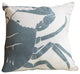 Blue Crab Throw Pillow 18X18 (Insert Included)