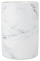 DII White Marble Ceramic Utensil Holder