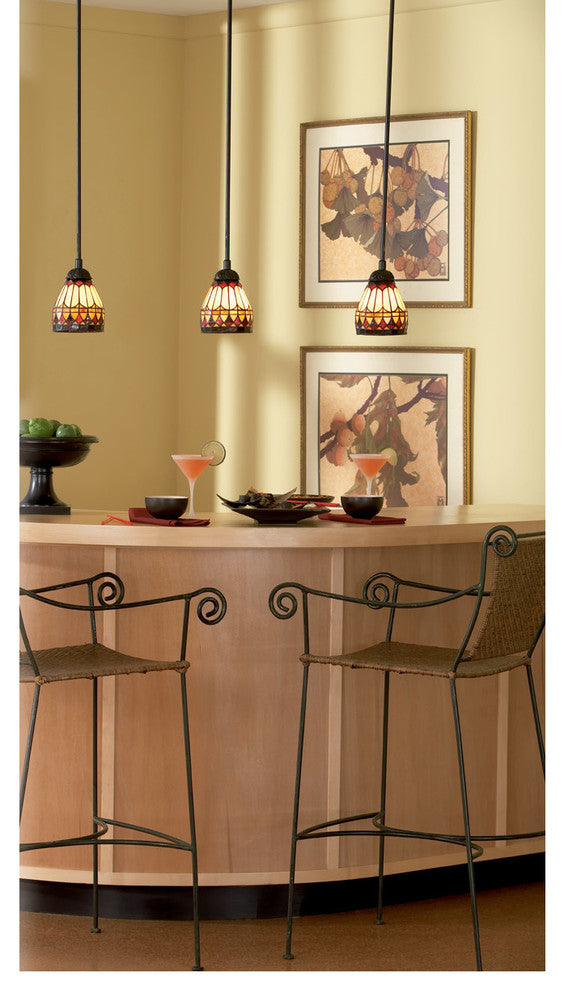 Quoizel TF1541VB One Light Mini Pendant West End Vintage Bronze