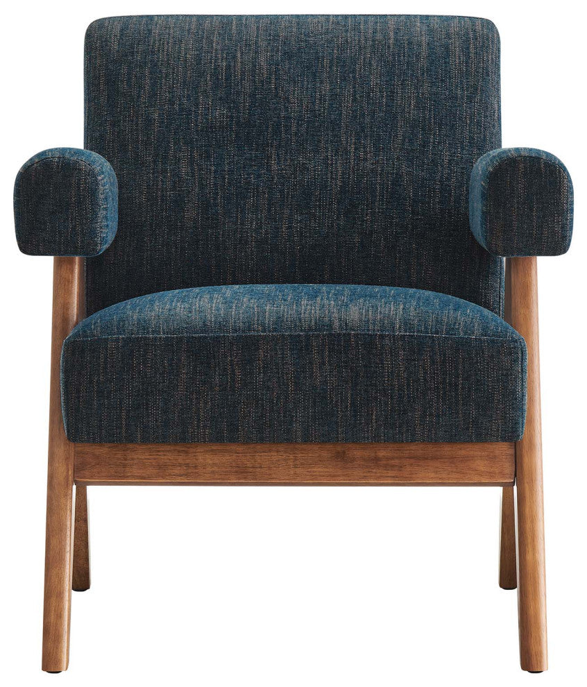 Lyra Fabric Armchair - Set of 2 - Azure Fabric