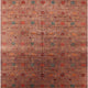 Ahgly Company Indoor Square Mid-Century Modern Area Rugs, 4' Square