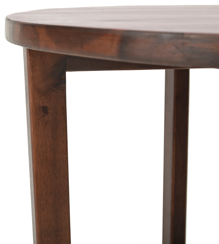 GDF Studio Tanzania Rich Mahogany Wood End Table