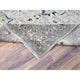 Gray Afghan Peshawar With Serapi Heriz Design Wool Hand Knotted Rug 9'x12'2"