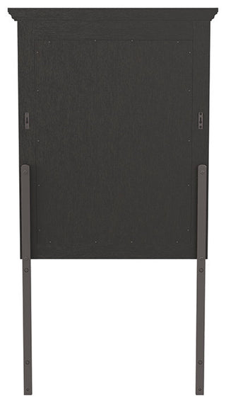 Farmhouse Basics Mirror, Rustic Black