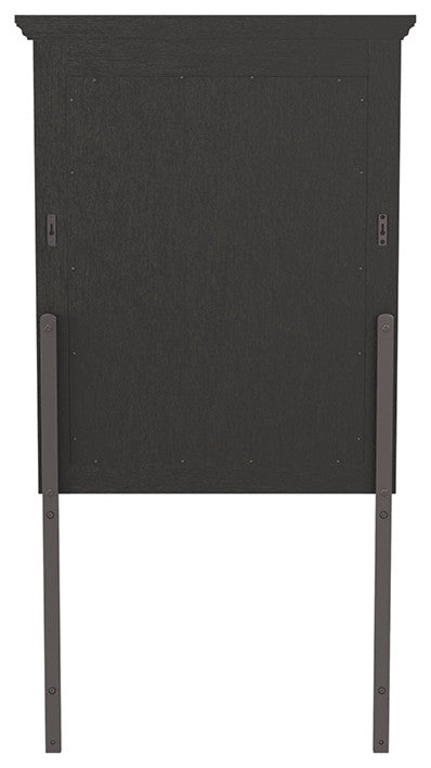 Farmhouse Basics Mirror, Rustic Black