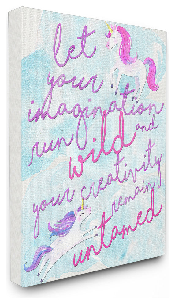 Let Your Imagination Run Wild, Canvas, 16"x20"