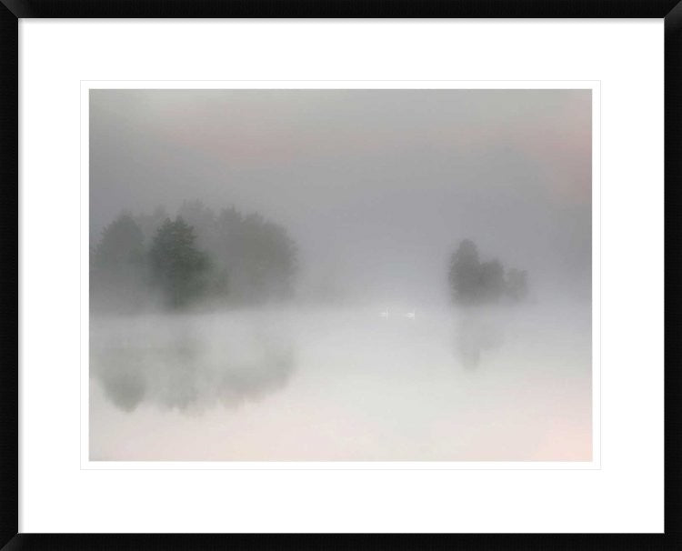 "Misty Morning" Framed Digital Print by Bjorn Emanuelson, 30"x24"