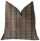 Grizzly Cay Gray Luxury Throw Pillow, 26"x26"