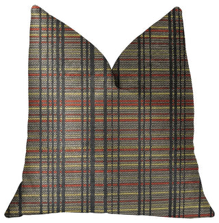 Grizzly Cay Gray Luxury Throw Pillow, 26"x26"