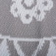 Gray Floral Outdoor Rug 5 Ft Round