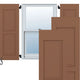 Two Equal Raised Panel Shutters (Per Pair)