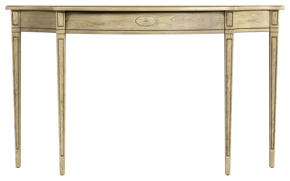 Chester 54" Console Table, Antique Beige