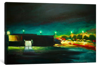 "Night Time" by Eddie Barbini, Canvas Print, 18"x12"