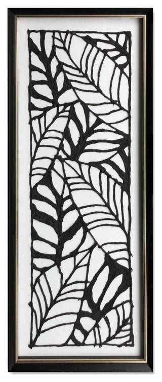 Modern Palm Leaves Shadow Box