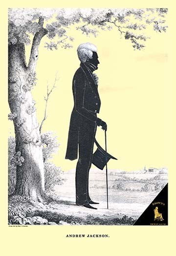 Andrew Jackson- Gallery Wrapped Canvas Art 28" x 42"