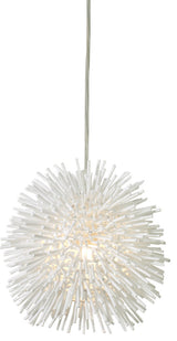Varaluz Urchin 1-Lt Uber Mini Pendant - White